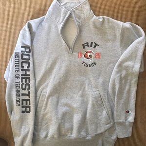 Champion Gray RIT Tigers Sweatshirt